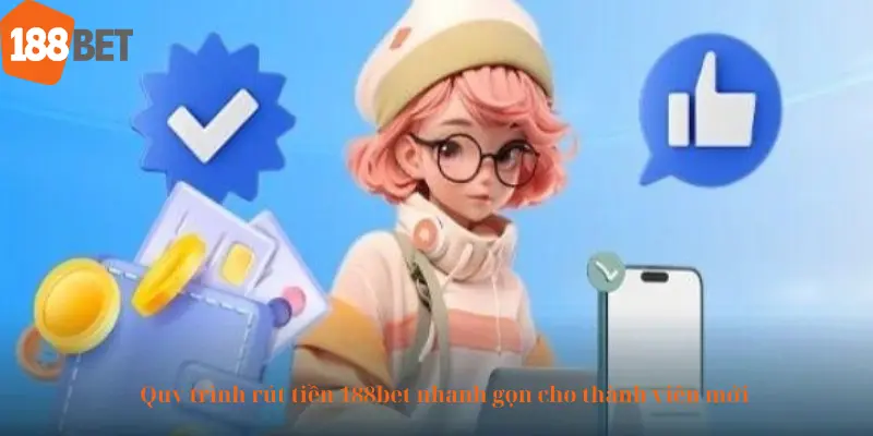 Quy trình rút tiền từ 188bet cực kỳ nhanh gọn cho người mới